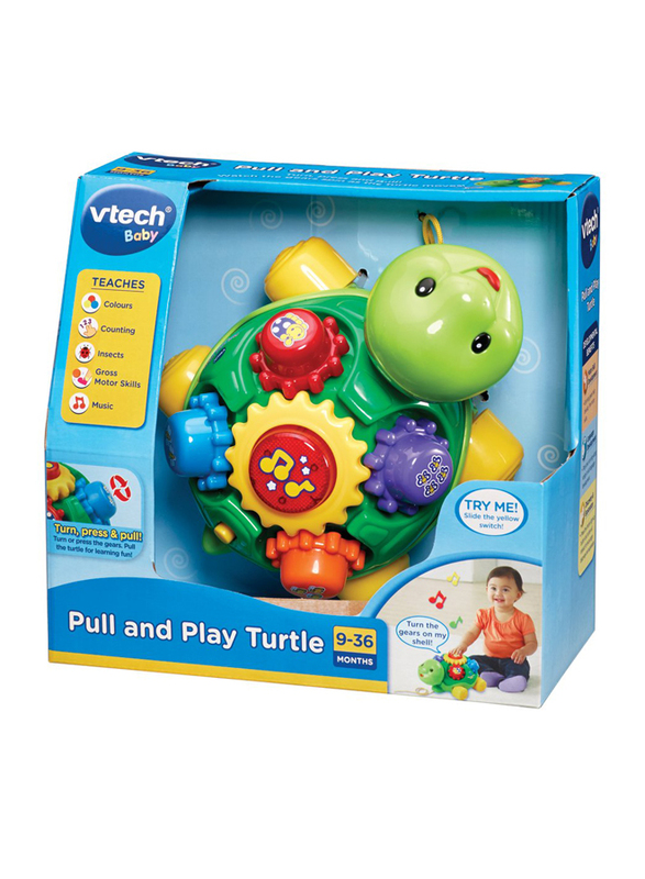 

VTech Pull and Play Turtle, Ages Upto 36 Months