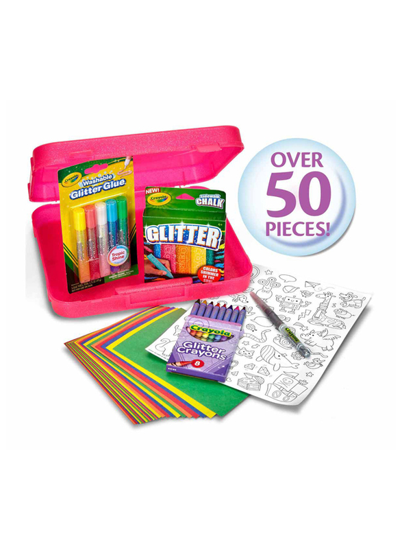 

Crayola All That Glitters Art Set, 61 Pieces, Ages 3+