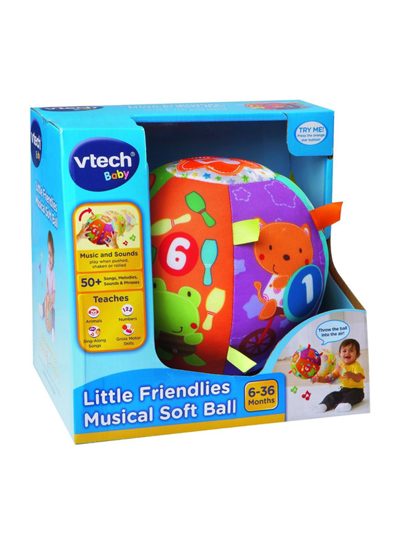 

VTech Little Friendlies Musical Soft Ball Electronic Toy, Ages 6+ Months