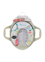 Badabulle Baby Toilet Training Seat with Removable Padded Seat, Grey