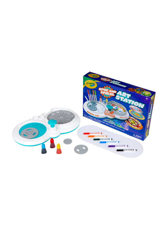 

Crayola Spin and Spiral Art Station, 29 Pieces, Ages 6+