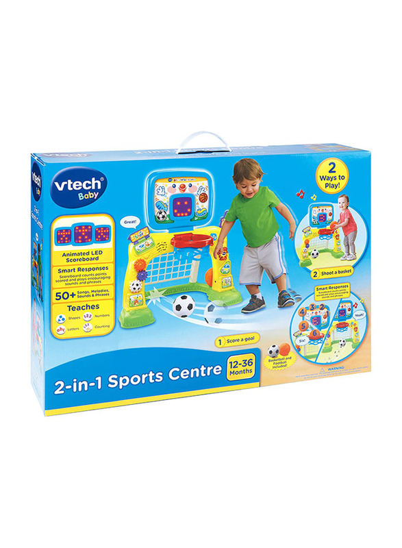 

VTech 2-in-1 Smart Shots Sports Center, 3 Pieces, Ages 1+