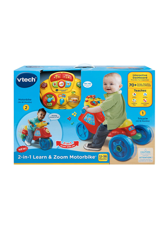 

VTech Go & Learn Motorbike, Ages Upto 36 Months