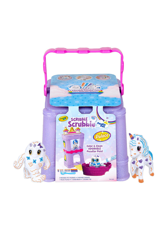 

Crayola Scribble Scrubbie Peculiar Pets Palace, 7 Pieces, Ages 3+