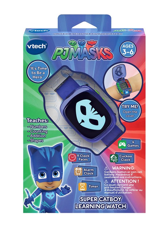 

VTech PJ Masks Super Catboy Learning Watch for Kids, Ages 3+