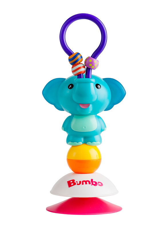 

Bumbo Enzo the Elephant Suction Toys for Baby, Multicolour