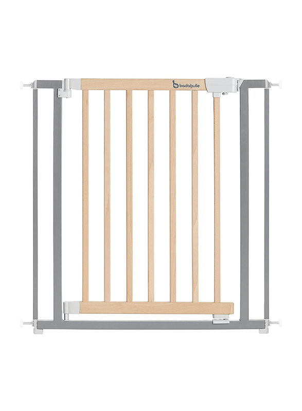 

Badabulle Safe & Protect Wood/Metal Safety Gate, 73-81.5cm, Brown