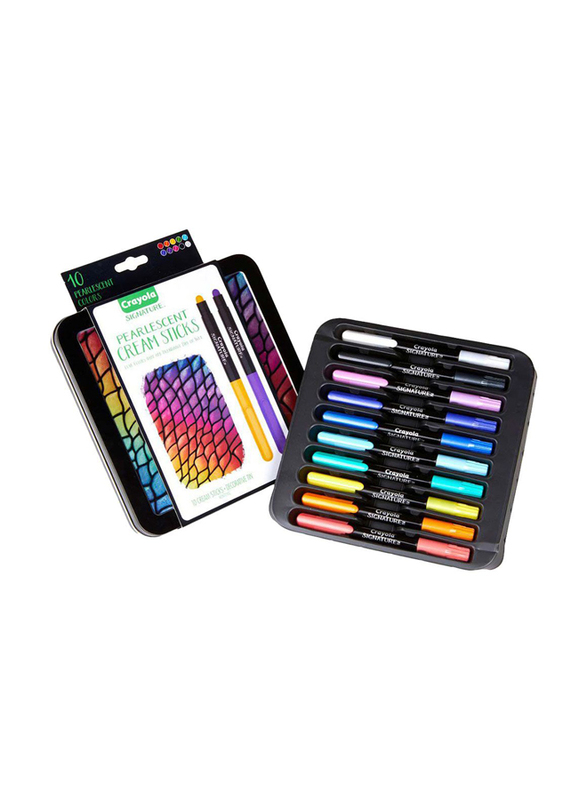 

Crayola Signature Pearlescent Cream Sticks, 10 Pieces, Multicolour
