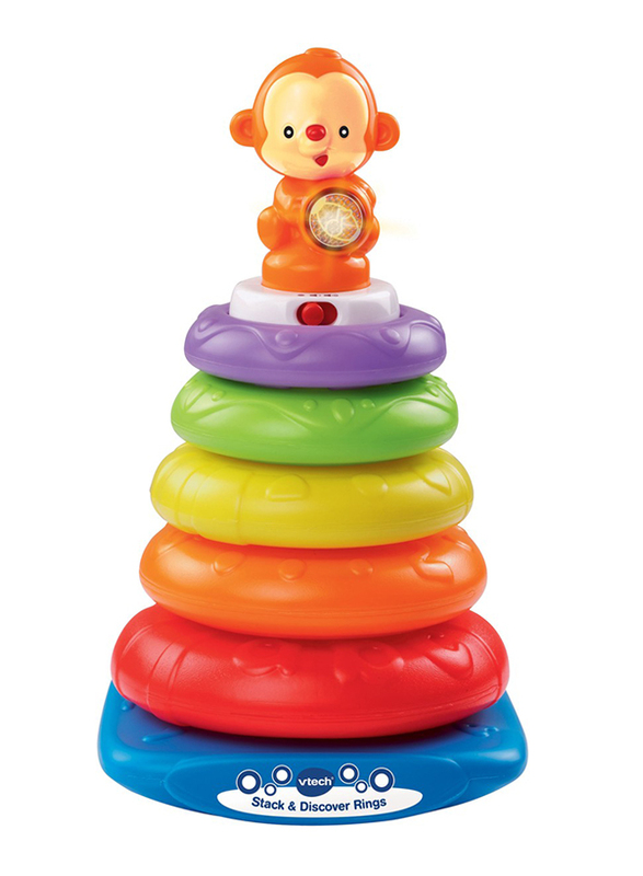 

Vtech Stack & Discover Rings Toys, Ages 6 Months+, Multicolour