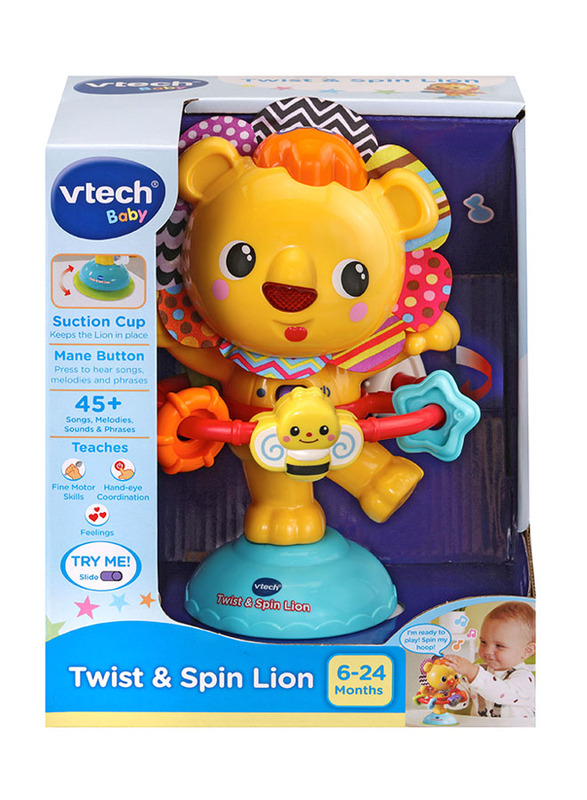 

VTech Twist & Spin Lion Electronic Toy, Ages 6+ Months