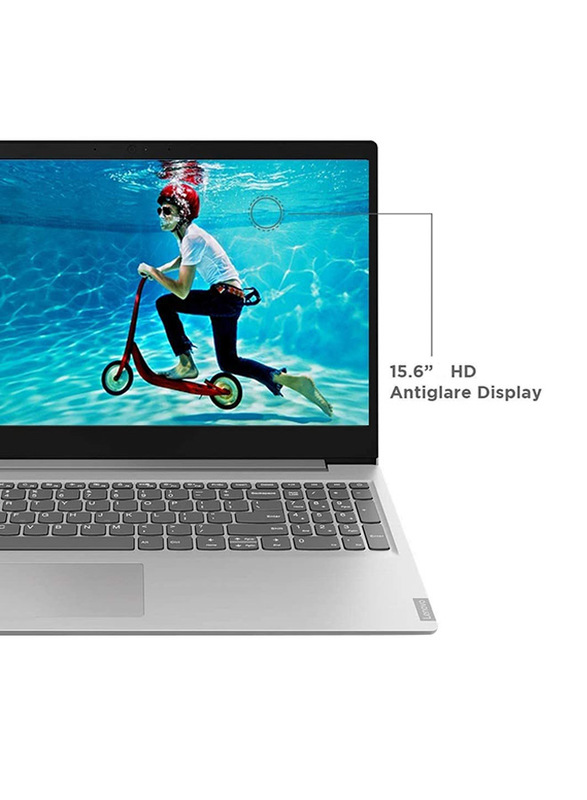 Lenovo IdeaPad S145 Laptop, 15.6" Full HD Display, Intel Core i3-1005G1 10th Gen 1.2GHz, 1TB HDD, 4GB RAM, Intel UHD 620 Graphics, EN KB, Dos, Platinum Grey