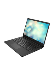 HP 14s-DQ Series Laptop, 14 inch HD Display, Intel Ci7 11th Gen, 512GB SSD, 8GB RAM, Intel Integrated Iris X Graphic Card, EN-KB, Win11 Home, Black