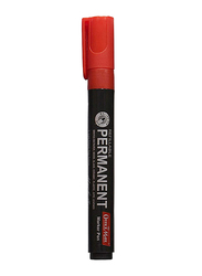 Soni Office Mate Permanent Marker Pen, Red