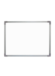 Aluminium Frame Whiteboard, 120 x 150cm, White