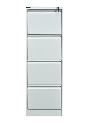 Nilkamal Magna 4 Door Filing Cabinet, Grey