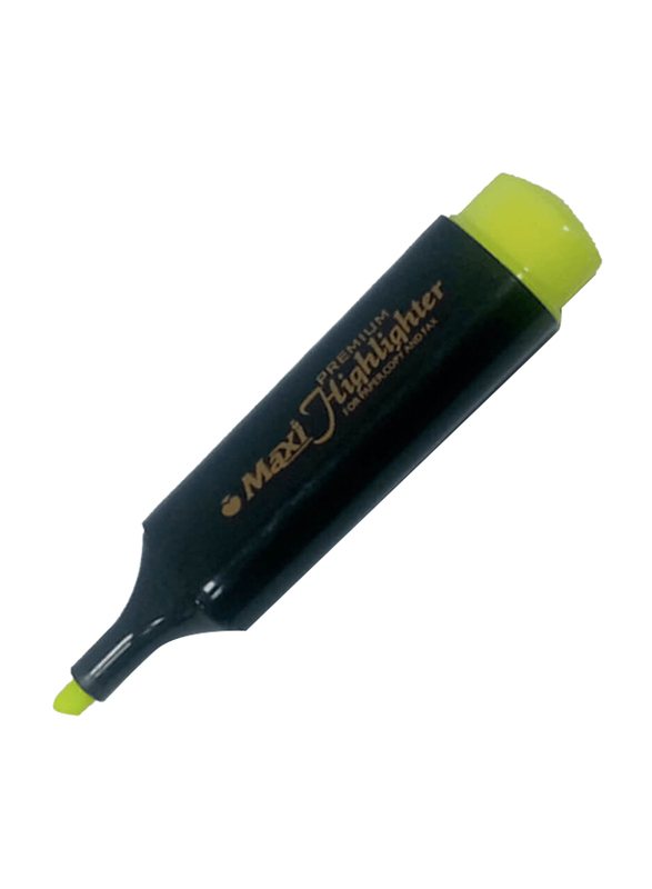 Maxi Premium Highlighters Pen, Yellow
