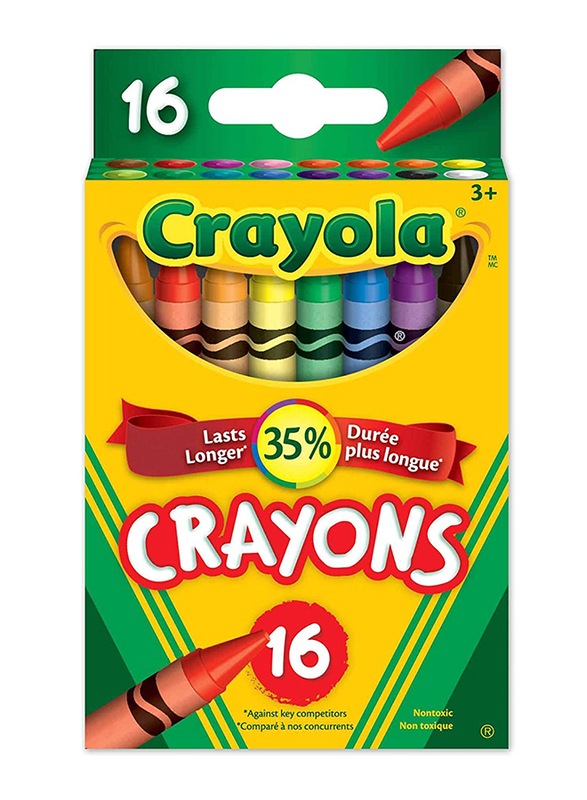 

Crayola Tall Crayon Set, 16-Pieces, Multicolour