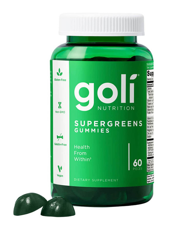 

Goli Supergreens Gummies, 60 Gummies