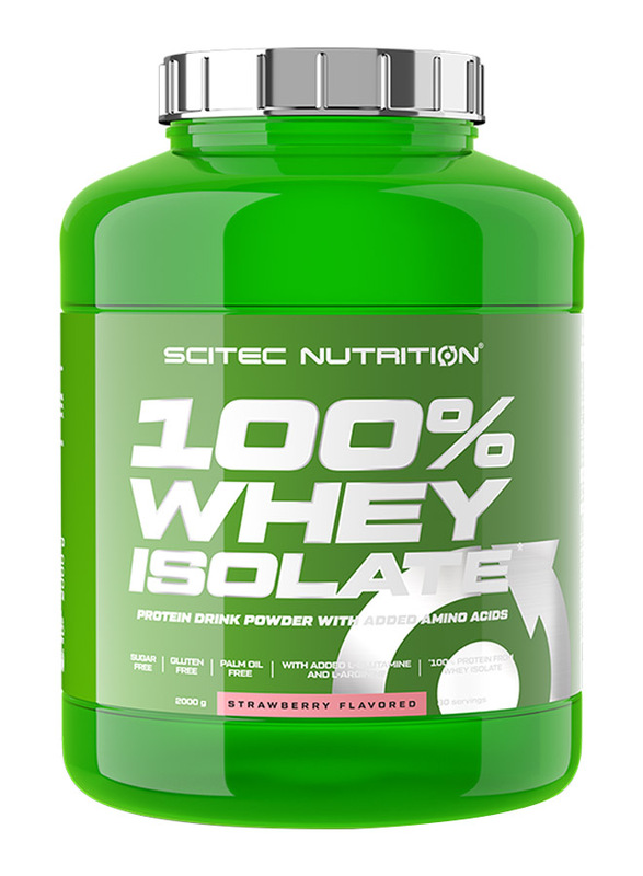 

Scitec Nutrition 100% Whey Isolate Protein Powder, 2 KG, Strawberry