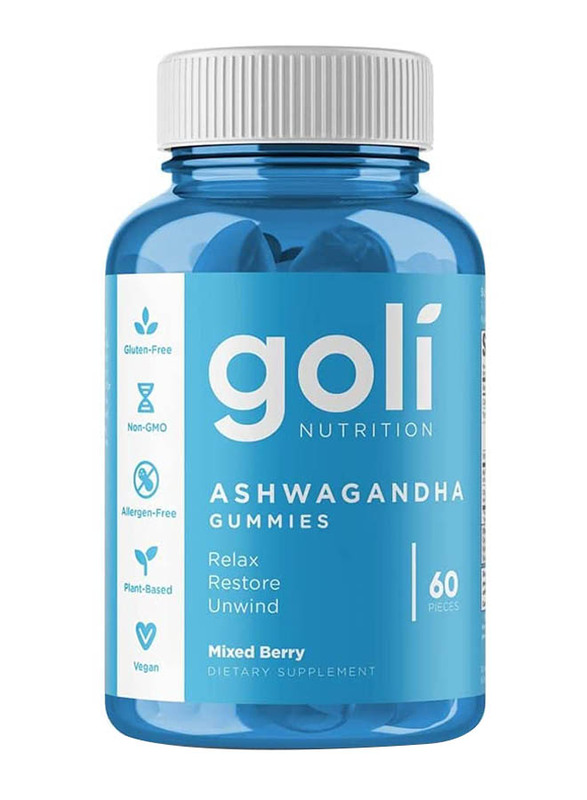 

Goli Ashwagandha Gummies, 60 Gummies