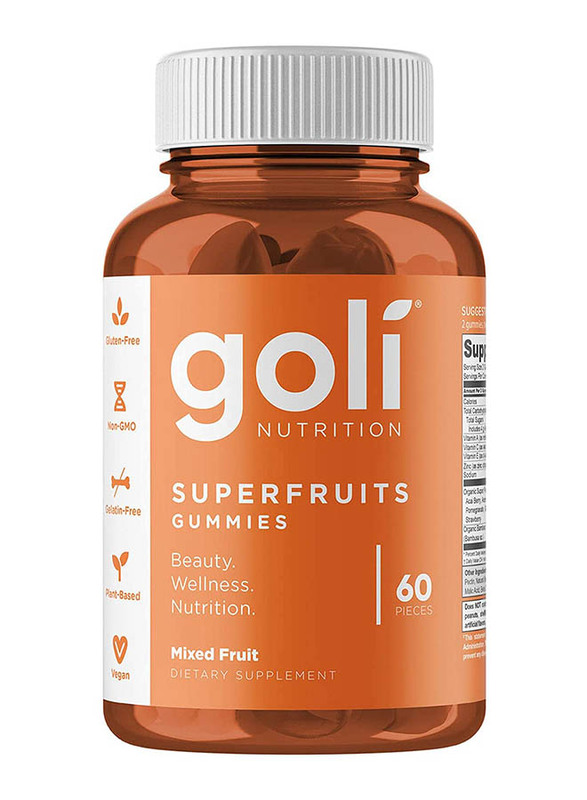 

Goli Super Fruits Gummies, 60 Gummies