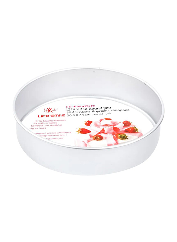 

Life Smile Round Shaped Pan, NCK-53, Silver