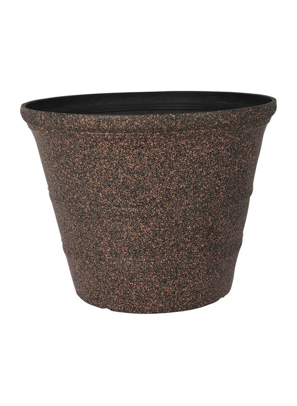 

Life Smile Colorful Plant Vase, Orange/Black