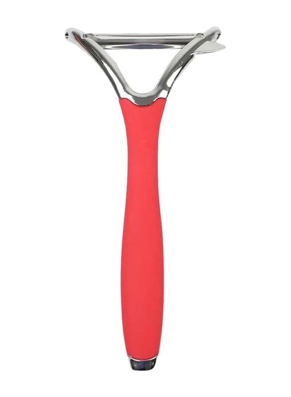 

Life Smile High Quality Vegetable Peeler, Red/Silver