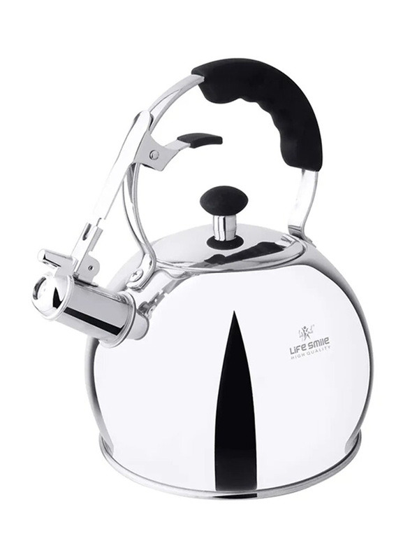 

Life Smile 3L Stainless Steel Whistling Kettle, TK1-13, Silver