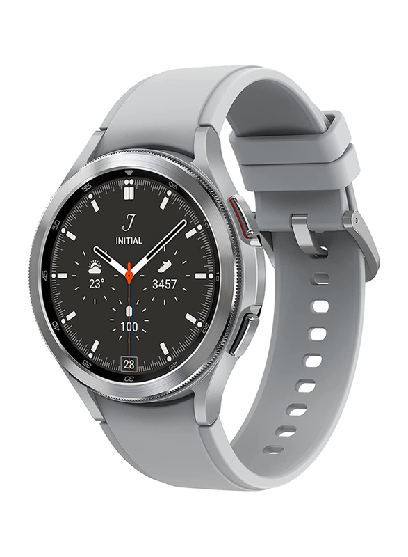 

Samsung Galaxy Watch 4 Classic 46mm Smartwatch, GPS and Bluetooth, Silver