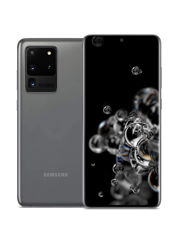 

Samsung Galaxy S20 Ultra 128GB Comic Grey, 12GB RAM, 5G, Dual Sim Smartphone, International Version