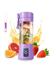 DoubleCare 380ml Electric Portable 6 Blades in 3D Blender and Juicer Cup, Light Purple