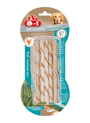 8 in 1 Delights Twisted Sticks for Dog, 10 Pieces, 55g