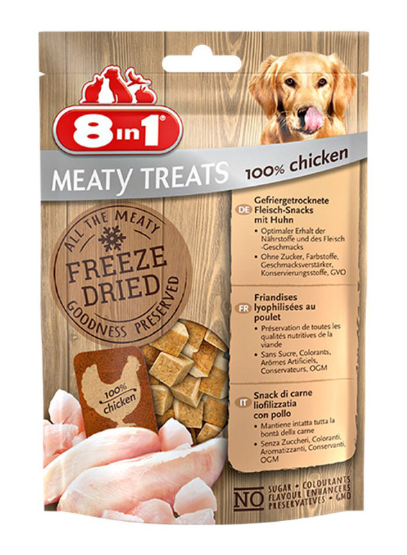8 in 1 Freeze Dried Chicken Treats Dog Dry Food, 50g