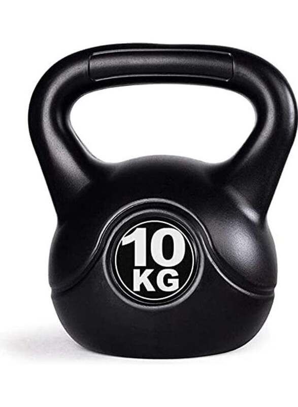 

Sportex Fitness Kettlebell for Muscle & Squat Training, 10Kg, Black