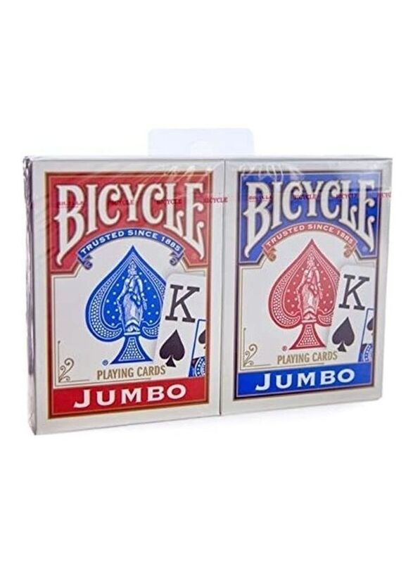 

Brybelly 2-Pack Jumbo Index Playing Cards, Ages 3+, Multicolour