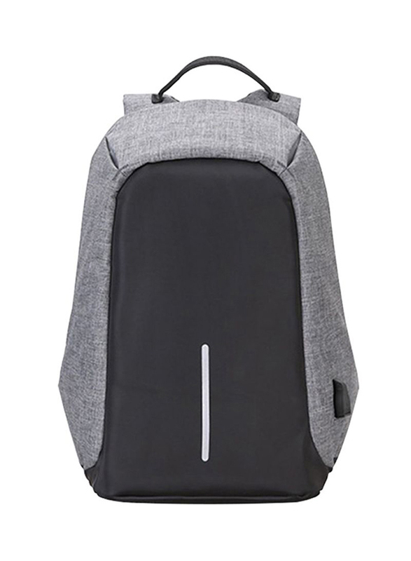 

Anti Theft Back Pack with USB Charging Port, Grey/Black