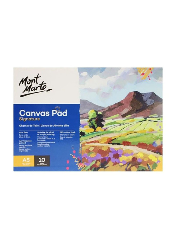 

Mont Marte Canvas Pad, White