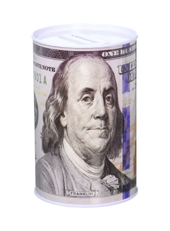 

Chadamyi 100 Dollar Bill Tin Money Bank, Ages 3+