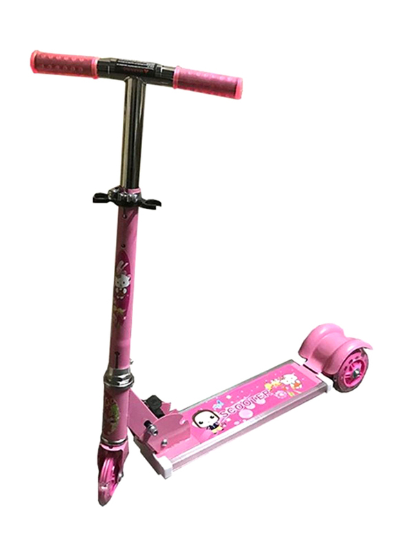 

3-Wheel Folding and Adjustable Kick Scooter with Comfortable Grip Handles, Ages 3+