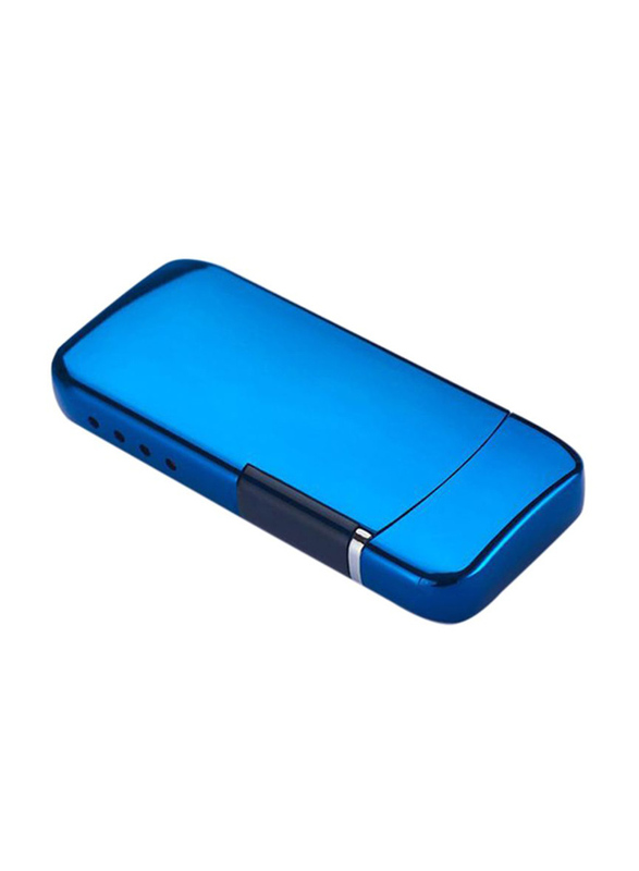 

Dual Arc Plasma Metal USB Rechargeable Cigarette Lighter, Blue