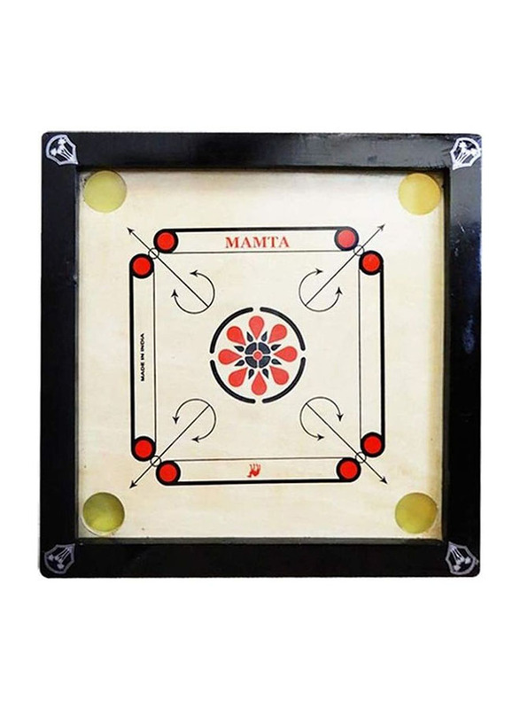 

Mamta Wooden Carrom Board with Coins/Striker/Powder
