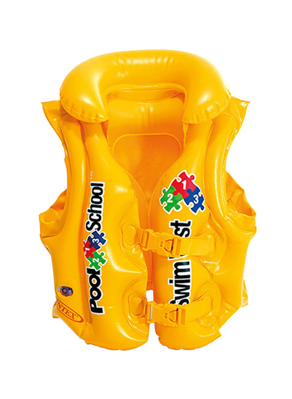 

Intex Pool School Deluxe Swim Vest, Yellow