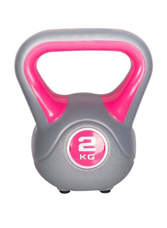 

Liveup Plastic Kettlebell, 2KG, Black/Green