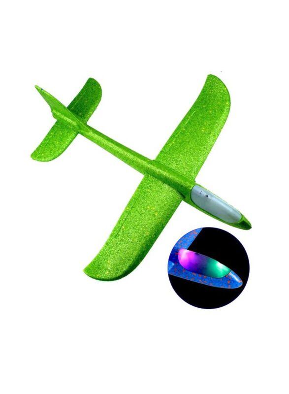 

18.9" Flying Glider Planes With Flash LED Light, Ages 3+