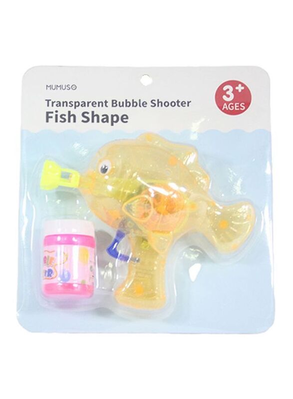 

Mumuso Fish Shaped Bubble Shooter, 2-Piece, Ages 3+