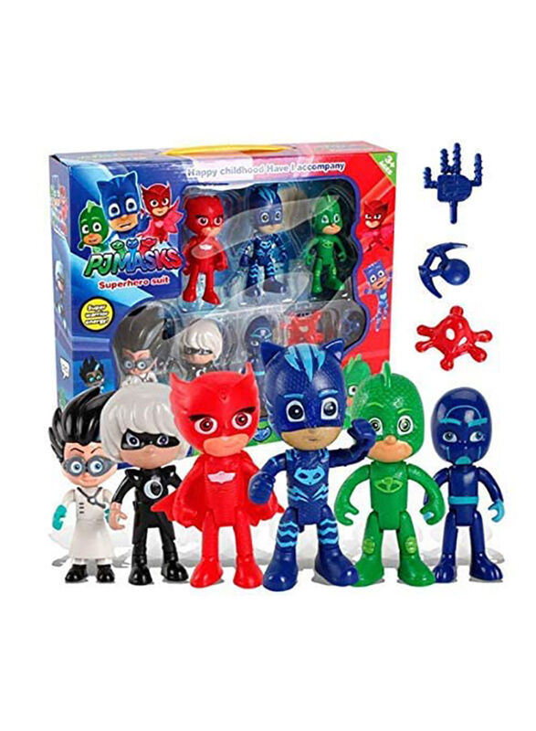 

PJ Masks Cloak Action Figures Set, 6-Piece, Ages 3+, Multicolour