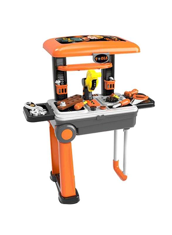 

Xiong Cheng 2-In-1 Portable Lightweight Compact Pretend Deluxe Tool Luggage Set, Ages 3+