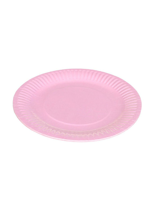 

Generic 10-Piece Round Disposable Party Dishes, Pink