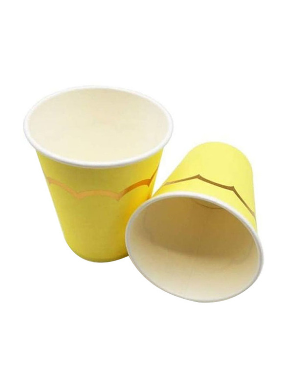 

Party Fun 6-Piece Party Paper Cup Set, Yellow